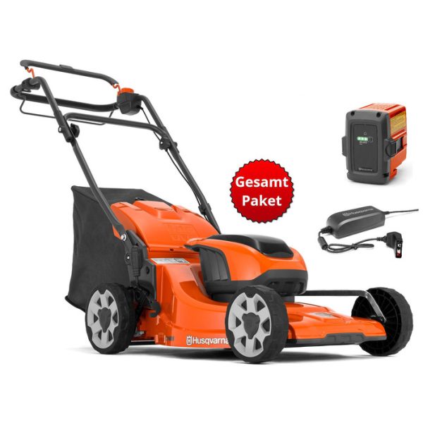 HUSQVARNA LC 142iS Akku-Rasenmäher – inkl. Akku Bli20 und Ladegerät C80